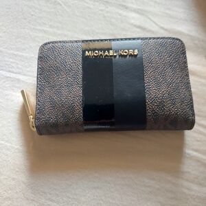 Michael Kors Brown and Black Wallet